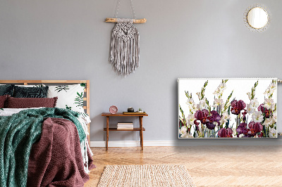 Dekorative Heizkörperabdeckung Wiese im vintage-stil
