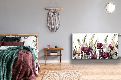 Dekorative Heizkörperabdeckung Wiese im vintage-stil