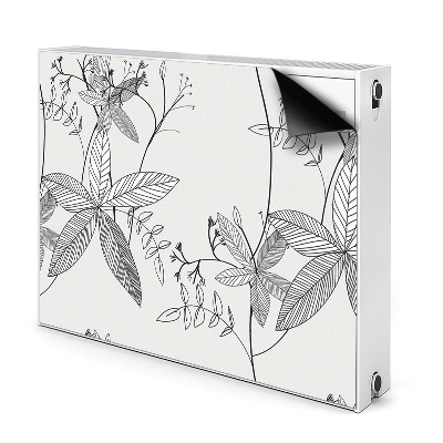 Heizkörperverkleidung magnet Doodle blumen