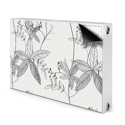 Heizkörperverkleidung magnet Doodle blumen