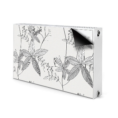 Heizkörperverkleidung magnet Doodle blumen