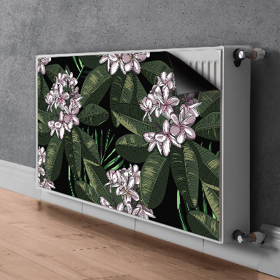 Heizkörperverkleidung magnetisch Exotische blüten