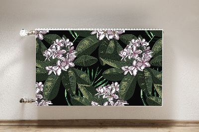 Heizkörperverkleidung magnetisch Exotische blüten