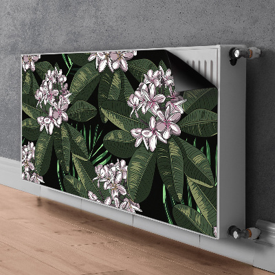 Heizkörperverkleidung magnetisch Exotische blüten