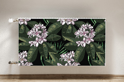 Heizkörperverkleidung magnetisch Exotische blüten