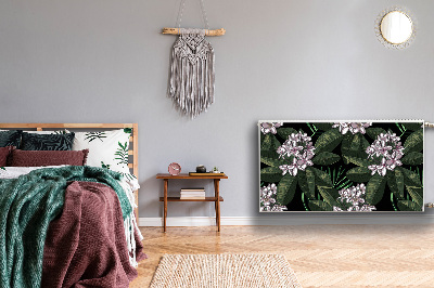 Heizkörperverkleidung magnetisch Exotische blüten