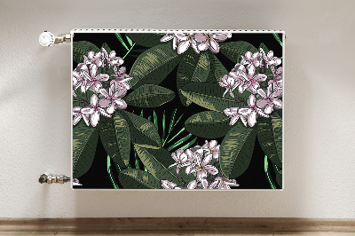 Heizkörperverkleidung magnetisch Exotische blüten