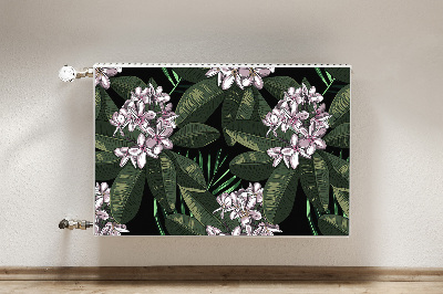 Heizkörperverkleidung magnetisch Exotische blüten