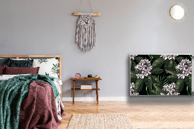 Heizkörperverkleidung magnetisch Exotische blüten