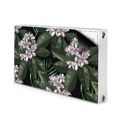 Heizkörperverkleidung magnetisch Exotische blüten