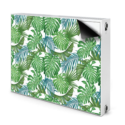 Dekorative Heizkörperabdeckung Monstera