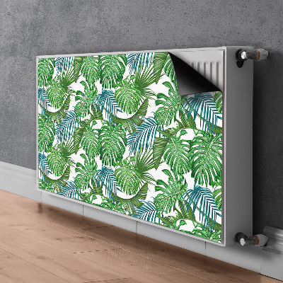 Dekorative Heizkörperabdeckung Monstera