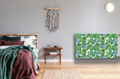 Dekorative Heizkörperabdeckung Monstera