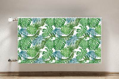 Dekorative Heizkörperabdeckung Monstera