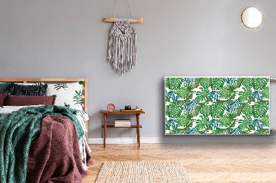 Dekorative Heizkörperabdeckung Monstera