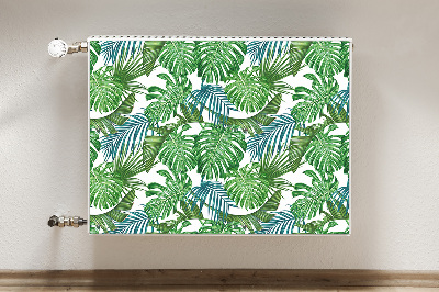 Dekorative Heizkörperabdeckung Monstera