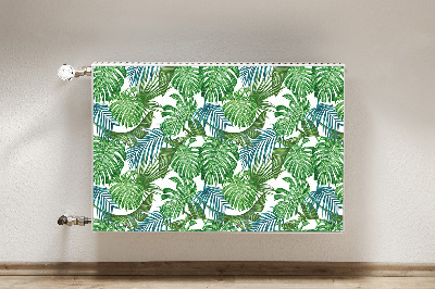 Dekorative Heizkörperabdeckung Monstera