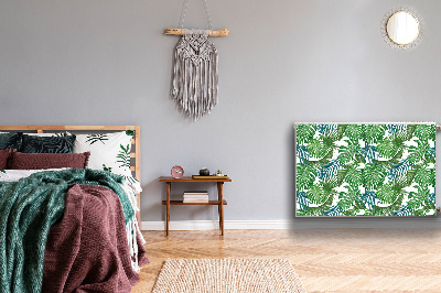 Dekorative Heizkörperabdeckung Monstera