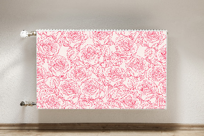 Magnet Heizkörperverkleidung Roses doodle