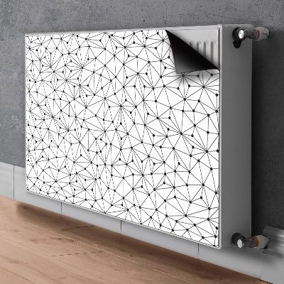Magnet Heizkörperverkleidung Dreiecke von punkten