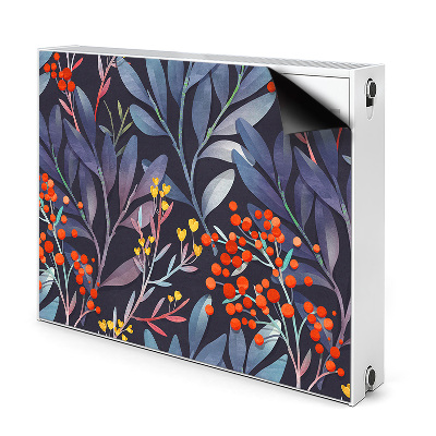 Dekorative Heizkörperabdeckung Blumenbild