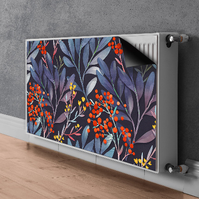 Dekorative Heizkörperabdeckung Blumenbild