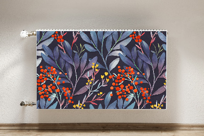 Dekorative Heizkörperabdeckung Blumenbild