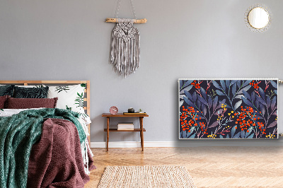 Dekorative Heizkörperabdeckung Blumenbild