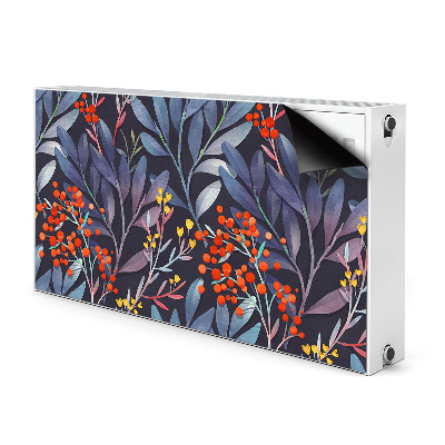 Dekorative Heizkörperabdeckung Blumenbild