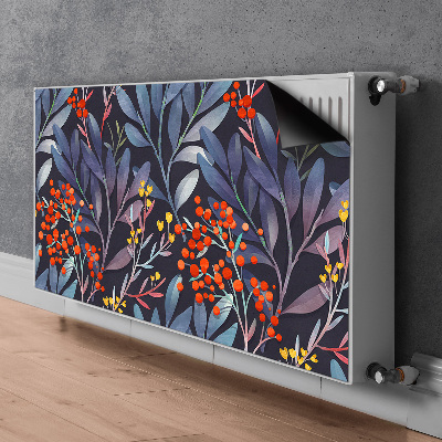 Dekorative Heizkörperabdeckung Blumenbild