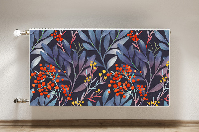 Dekorative Heizkörperabdeckung Blumenbild