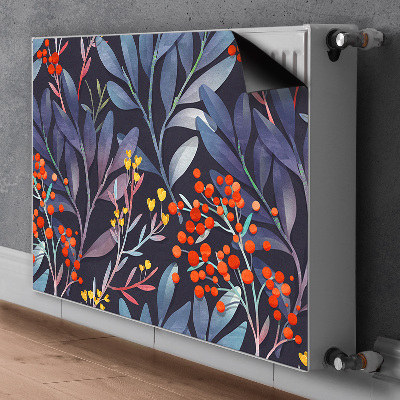 Dekorative Heizkörperabdeckung Blumenbild