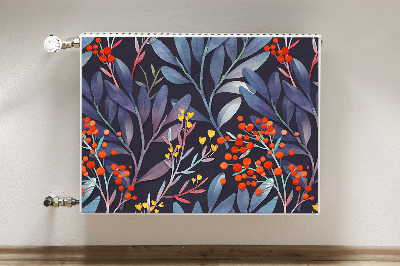 Dekorative Heizkörperabdeckung Blumenbild
