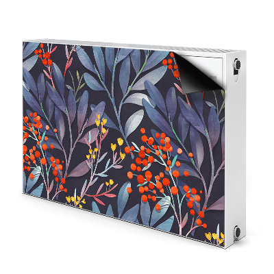 Dekorative Heizkörperabdeckung Blumenbild