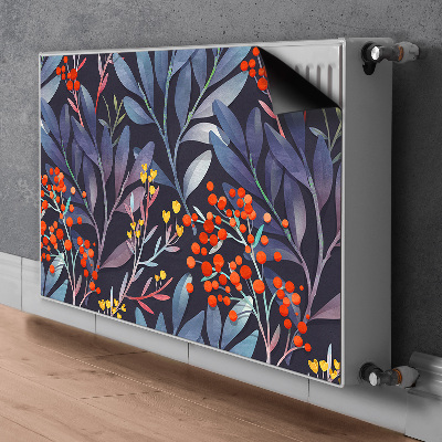 Dekorative Heizkörperabdeckung Blumenbild