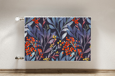 Dekorative Heizkörperabdeckung Blumenbild
