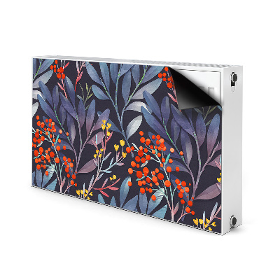 Dekorative Heizkörperabdeckung Blumenbild