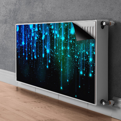 Heizkörperverkleidung magnetisch Blaue partikel
