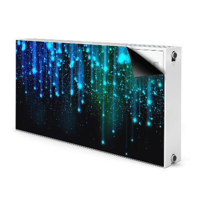 Heizkörperverkleidung magnetisch Blaue partikel