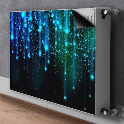 Heizkörperverkleidung magnetisch Blaue partikel