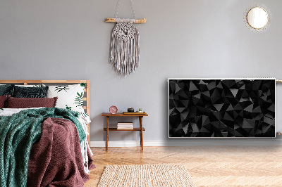 Magnet Heizkörperverkleidung Schwarze abstraktion