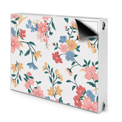Heizkörperverkleidung magnet Farbenfrohe blumen