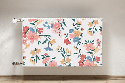 Heizkörperverkleidung magnet Farbenfrohe blumen