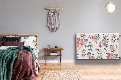 Heizkörperverkleidung magnet Farbenfrohe blumen