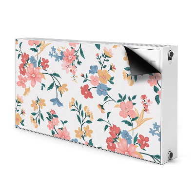 Heizkörperverkleidung magnet Farbenfrohe blumen