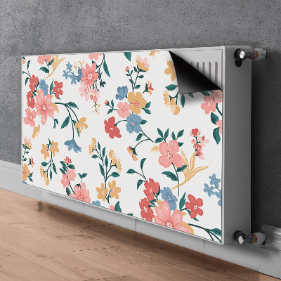 Heizkörperverkleidung magnet Farbenfrohe blumen