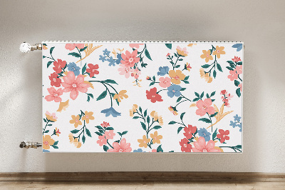 Heizkörperverkleidung magnet Farbenfrohe blumen