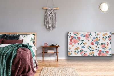 Heizkörperverkleidung magnet Farbenfrohe blumen