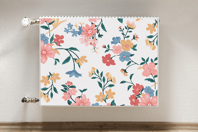 Heizkörperverkleidung magnet Farbenfrohe blumen