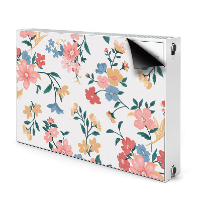Heizkörperverkleidung magnet Farbenfrohe blumen